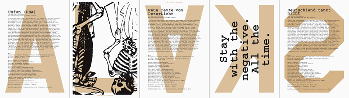 Programmzettel, SCHAUSPIEL LEIPZIG/Skala, 2009