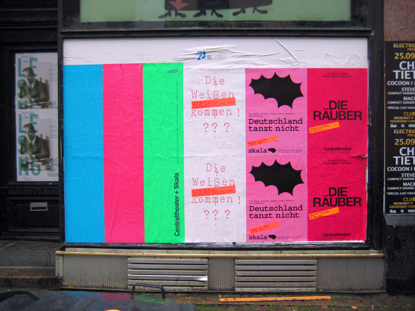 Image- und Stückeplakate, SCHAUSPIEL LEIPZIG/Centraltheater + Skala, 2010