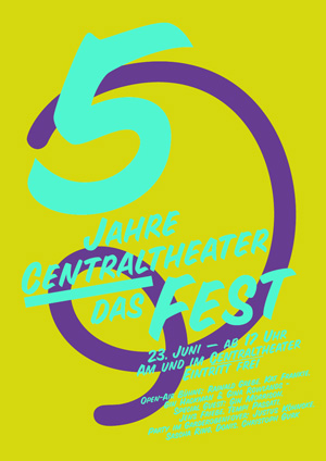 Programmplakat, Leipziger Festspiele, A1, SCHAUSPIEL LEIPZIG/Centraltheater + Skala, 2013