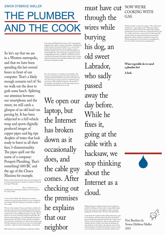 Poster/Publikation SIMON DYBBROE MØLLER, BDI Berlin, 2015