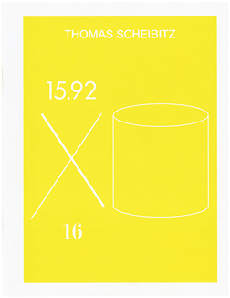 Buch THOMAS SCHEIBITZ - 15.92 x 16, Parra & Romero Madrid, Diamondpaper Publishing, 2015